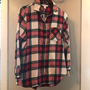 Old Navy The Classic Shirt Plaid Flannel